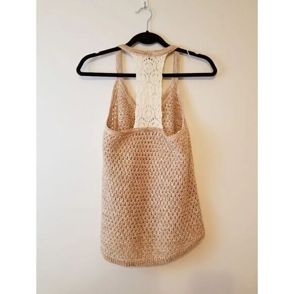 NWOT Lucky brand crochet tank top M - Picture 2 of 6